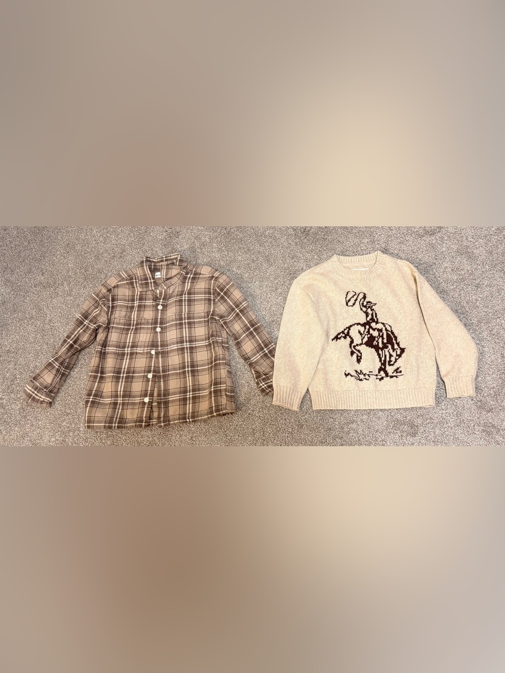 Bundle Of 2 Abercrombie Kids Sweater Shirt Size 5/6